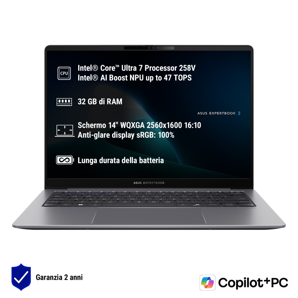 ASUS NB 14" ExpertBook P5 INTEL U7 258V 32GB 1T SSD WIN 11 PRO