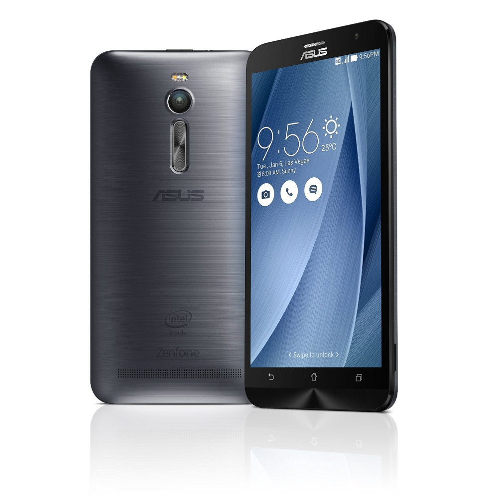 ASUS ZENFONE 2 DUAL SIM 5.5" IPS FULL HD QUAD CORE 16GB RAM 4GB 4G LTE ITALIA SILVER