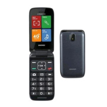 BRONDI STRIKE 4G DUAL SIM 2.8" CLAMSHELL FLIP ATTIVO 3 TASTI CHIAMATA RAPIDA 4G LTE DARK GREY