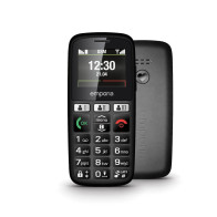 EMPORIA HAPPY V3 1.81" TELEFONO SENIOR 2G TASTO SOS BASETTA DI RICARICA NERO