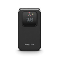 EMPORIA JOY V228 V3 SENIOR PHONE 2G 2.8" CLAMSHELL USB-C FOTOCAMERA ITALIA BLACK