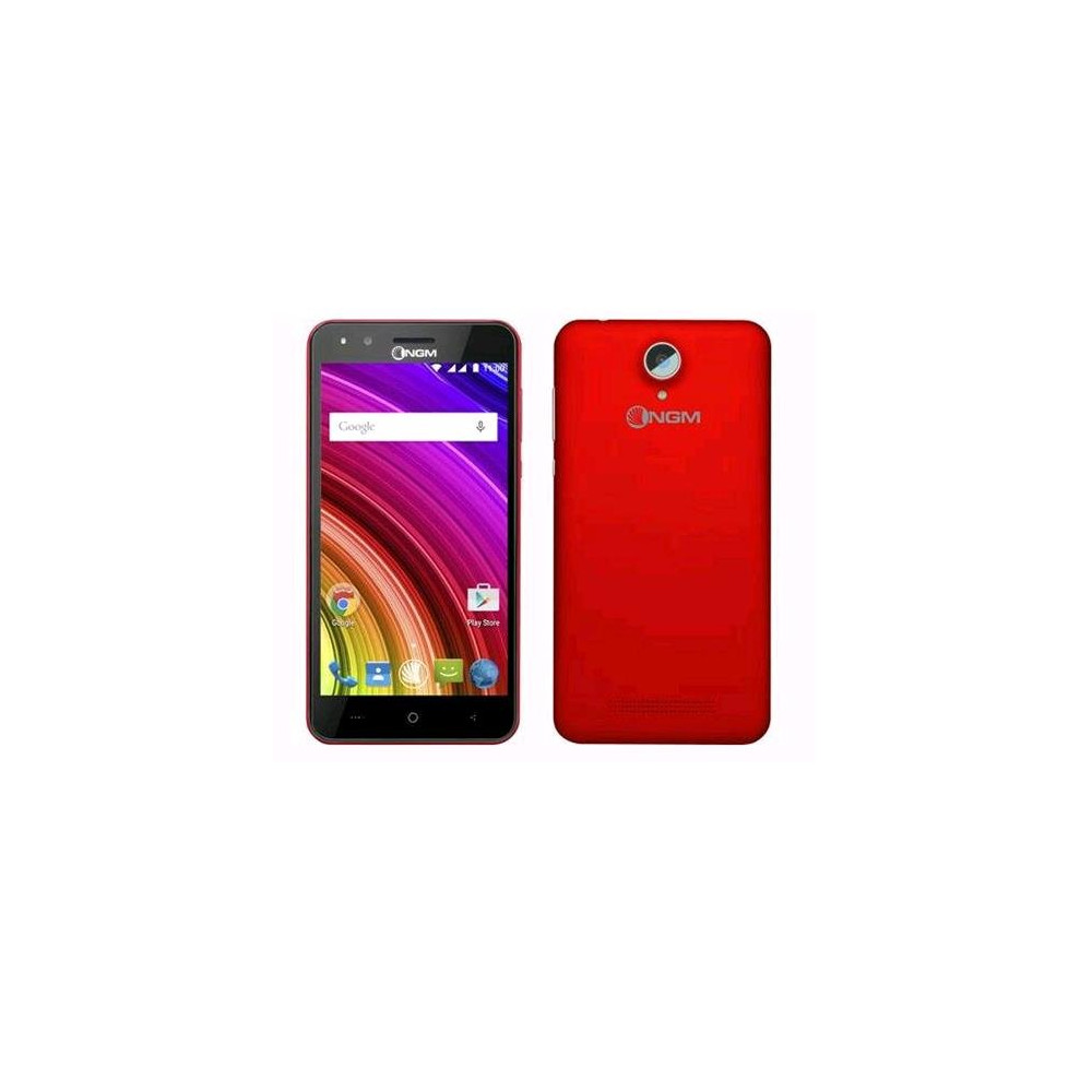 NGM YOU COLOR E505 DUAL SIM 5" QUAD CORE 8GB 1GB RAM 4G LTE EXTRA COVER OMAGGIO AGGIUNTIVA TRA 21 COLORI ITALIA RED
