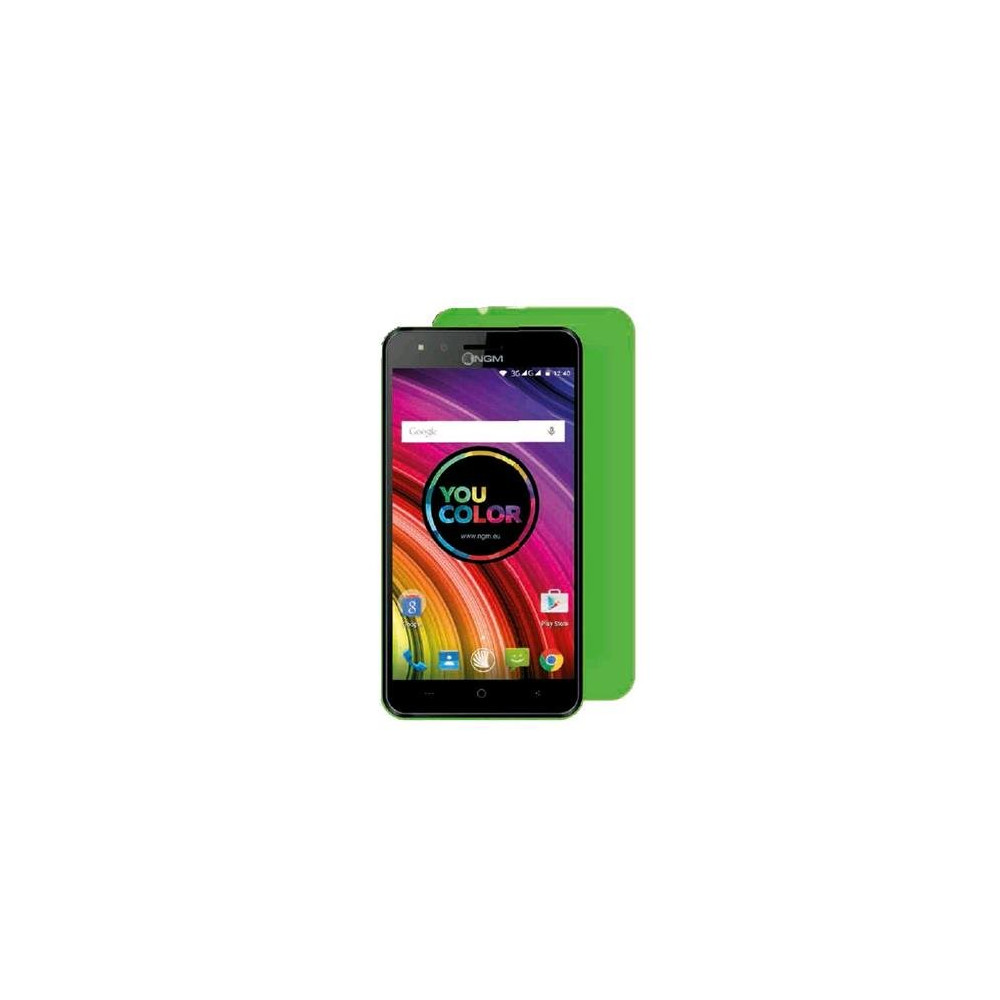 NGM YOU COLOR E507 DUAL SIM 5" QUAD CORE 4GB EXTRA COVER OMAGGIO AGGIUNTIVA TRA 21 COLORI ITALIA GREEN