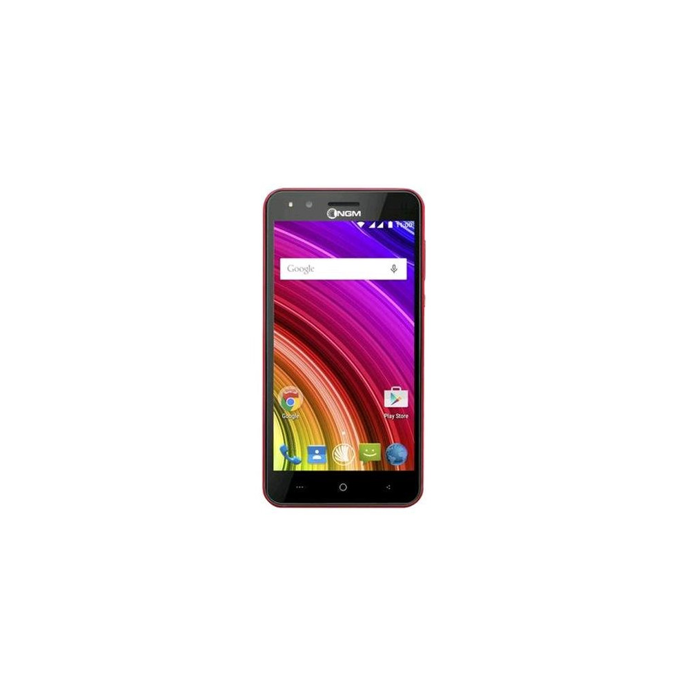 NGM YOU COLORE E505 PLUS DUAL SIM 5" QUAD CORE 16GB RAM 2GB 4G LTE EXTRA COVER INCLUSA ITALIA RED