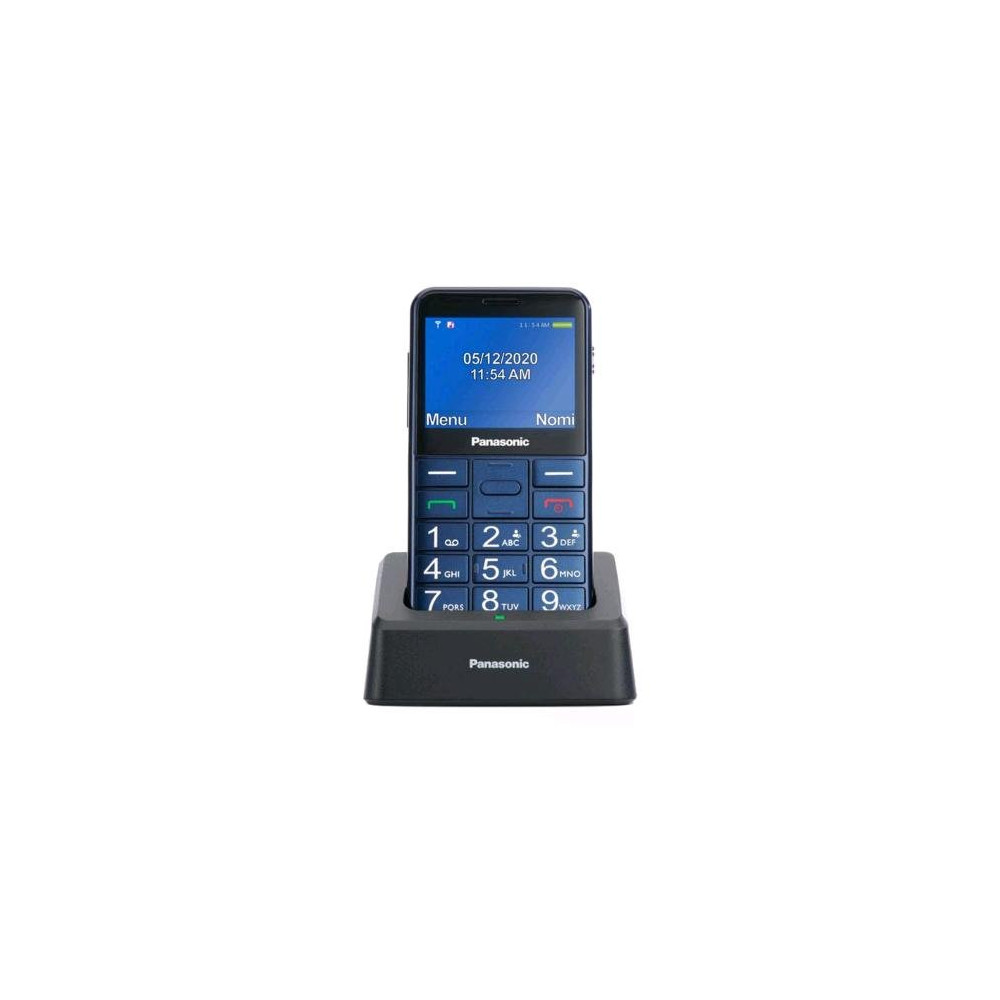 PANASONIC KX-TU155 EASY PHONE 2.4" BLUETOOTH TASTI GRANDI TASTO SOS TORCIA LED BLUE