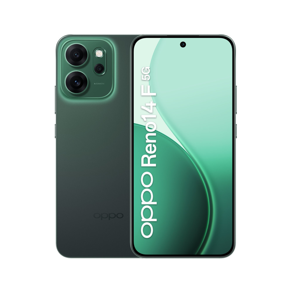 OPPO RENO 14F 5G DUAL SIM 6.57" OCTA CORE 256GB RAM 8GB 5G ITALIA LUMINOUS GREEN