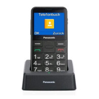 PANASONIC KX-TU155 EASY PHONE 2.4" BLUETOOTH TASTI GRANDI TASTO SOS TORCIA LED BLACK