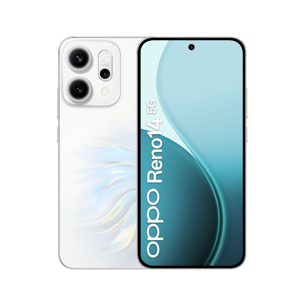 OPPO RENO 14 5G DUAL SIM 6.59" OCTA CORE 512GB RAM 12GB 5G ITALIA OPAL WHITE