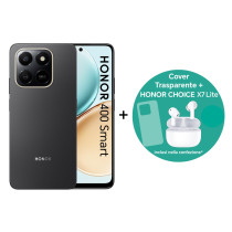 HONOR 400 SMART DUAL SIM 6.77" OCTA CORE 256GB RAM 8GB 4G LTE ITALIA BLACK BUNDLE + AURICOLARI BLUETOOTH HONOR CHOICE X7 LITE + 