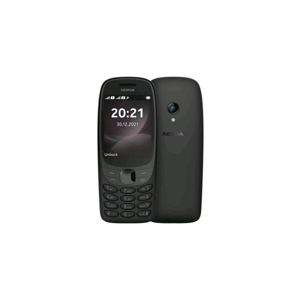 NOKIA 6310 2024 DUAL SIM 2.8" DISPLAY CURVO GIOCO SNAKE RADIO FM ITALIA BLACK