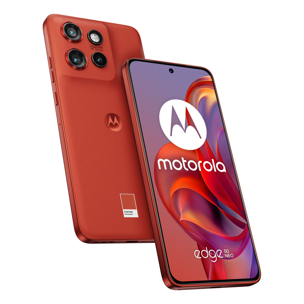 MOTOROLA EDGE 50 NEO 5G DUAL SIM 6.36" OCTA CORE 512GB RAM 12GB 5G EUROPA POINCIANA RED
