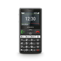 EMPORIA V76 PURE-LTE 2.31" SENIOR PHONE TASTI EXTRA LARGE PULSANTE DI EMERGENZA FINO A 5 NUMERI DI EMERGENZA 4G ITALIA NERO