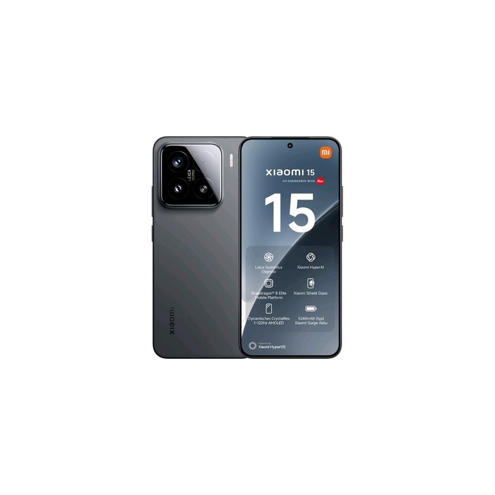 XIAOMI 15 5G DUAL SIM 6.36" OCTA CORE 512GB RAM 12GB 5G ITALIA BLACK