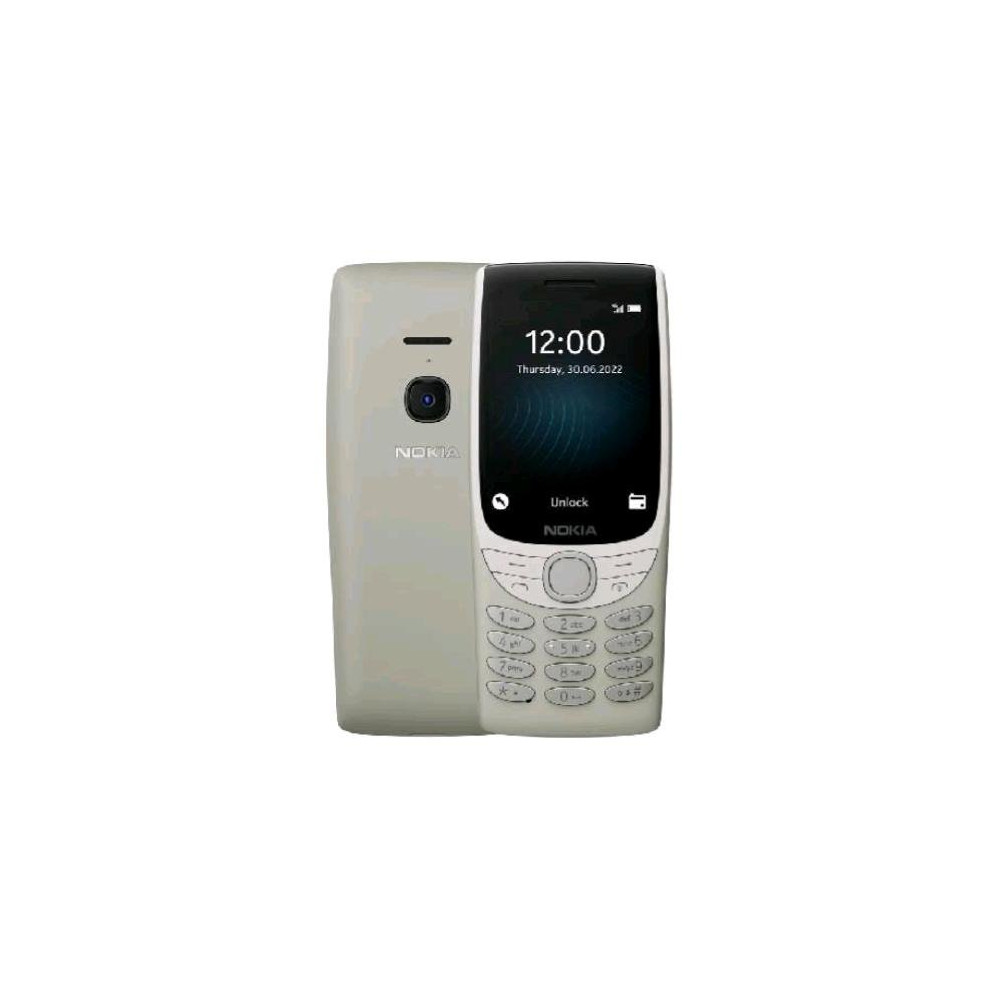 NOKIA 8210 DUAL SIM 4G 2.8" A COLORI TASTIERA FISICA RADIO ED MP3 FOTOCAMERA 4G LTE GREY
