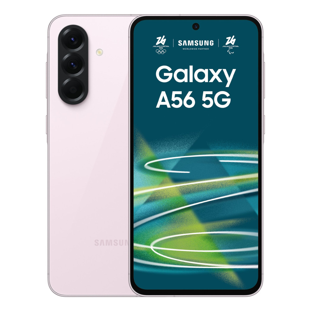 SAMSUNG A566 GALAXY A56 5G DUAL SIM 6.7" OCTA CORE 128GB RAM 8GB 5G ITALIA PINK