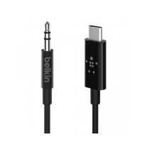 CAVO AUX DA USB-C A AUDIO JACK 3.5MM - 0,9 METRI - NERO