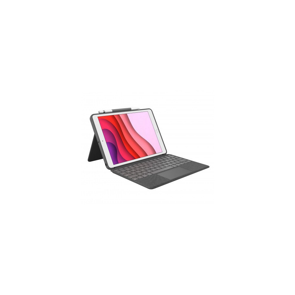 Logitech Combo Touch di Logitech con tastiera e trackpad per iPad (/7ª /8ª e 9ª generazione)