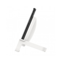 SUPPORTO DI RICARICA WIRELESS 10W CON ALIMENTATORE - BIANCO