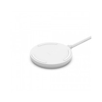 TAPPETINO DI RICARICA WIRELESS 10W CON ALIMENTATORE - BIANCO