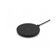 TAPPETINO DI RICARICA WIRELESS 10W CON ALIMENTATORE - NERO