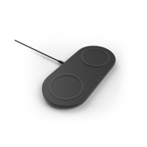 TAPPETINO DI RICARICA WIRELESS DOPPIO 2 X 10W - NERO