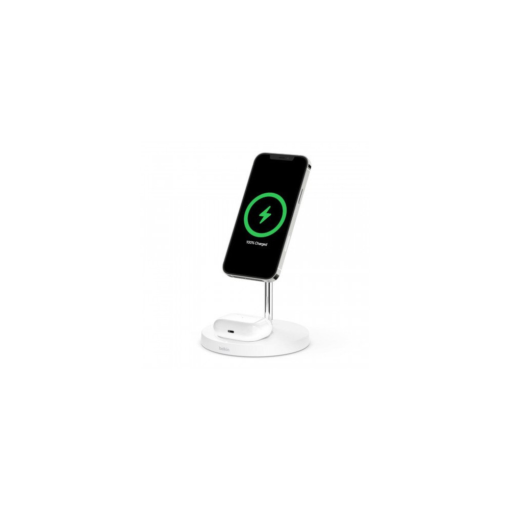 SUPPORTO DI RICARICA WIRELESS MAGSAFE 2 IN 1 - BIANCO