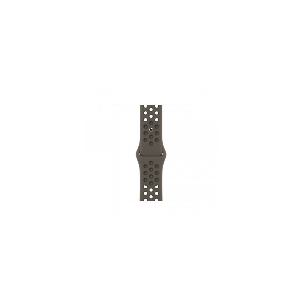 Cinturino Apple Watch 38/40/41mm - Grigio Oliva di Mezzanotte - Nike Sport Band - S/M & M/L