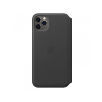iPhone 11 Pro Max Leather Folio - Black