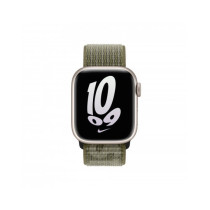 Cinturino Apple Watch 38/40/41mm - Sequoia/Pure Platinum Nike Sport Loop