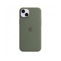 Custodia con Magsafe in Silicone per iPhone 14 Plus - Oliva