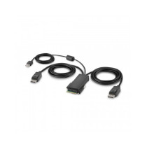 2-PORT DUAL HEAD DP KVM SWITCH PP4.0 W/REMOTE