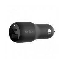 CARICABATTERIE DA AUTO CON PPS PORTA USB-C + USB-A 37W - NERO