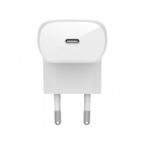CARICABATTERIE DA PARETE CON PPS PORTA USB-C PD 30W 1M PVC C-C - BIANCO