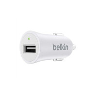 MINI CARICABATTERIE USB DA AUTO METALLICO MIXIT 2,4 A 5W - BIANCO