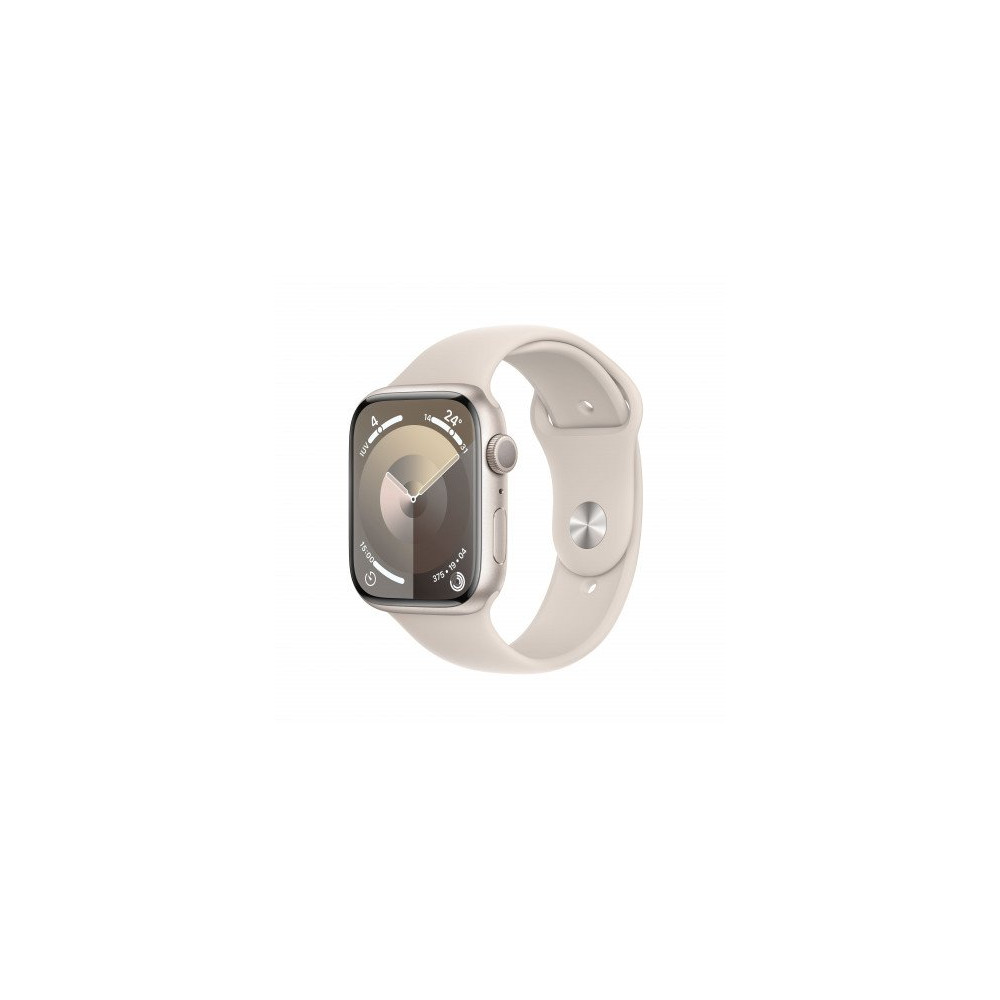 Apple Watch Series 9 GPS 45mm Cassa in alluminio galassia - Cinturino sport  galassia - M/L