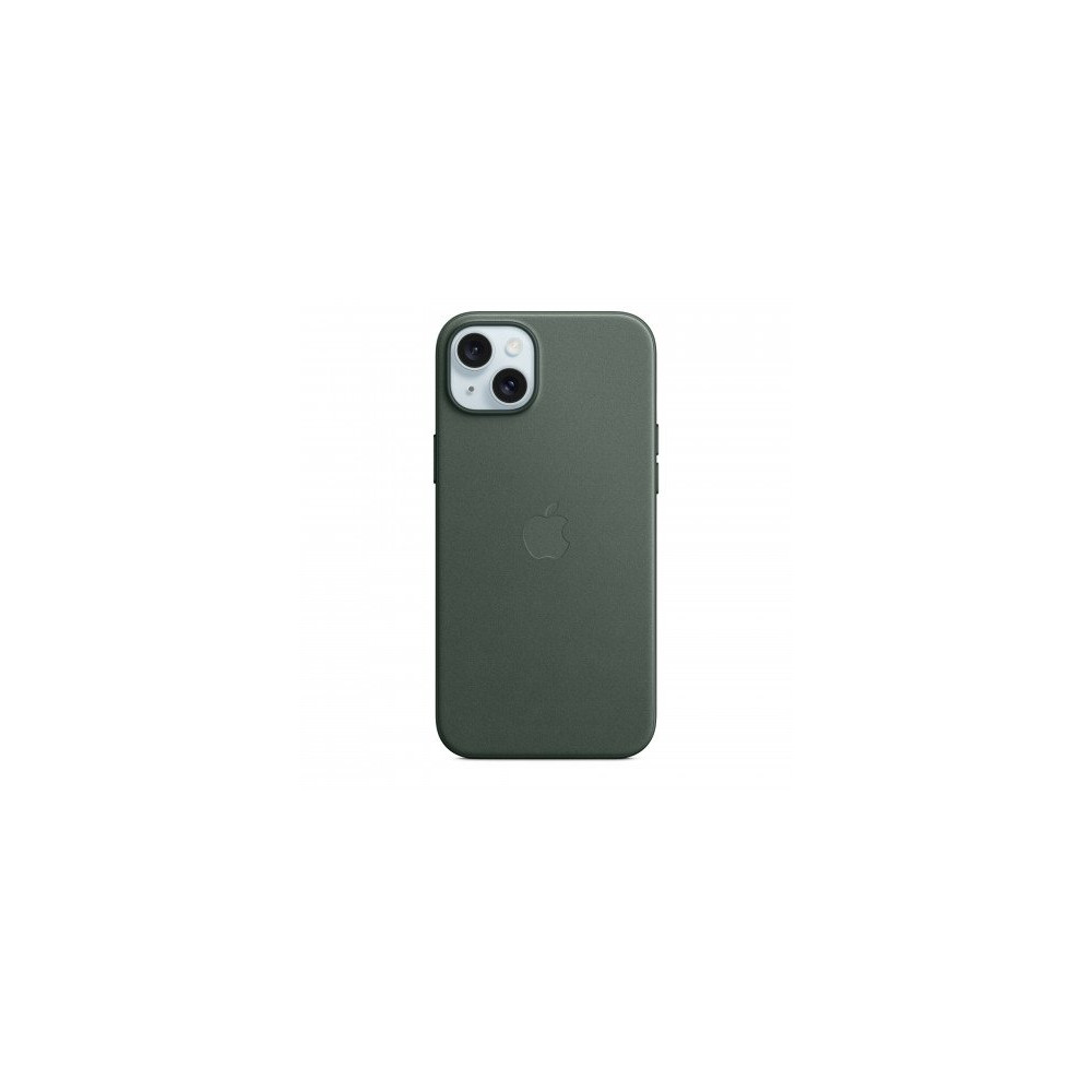 Custodia con Magsafe in Tessuto Fine Woven per iPhone 15 Plus - Sempreverde