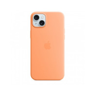 Custodia con Magsafe in Silicone per iPhone 15 Plus - Aranciata
