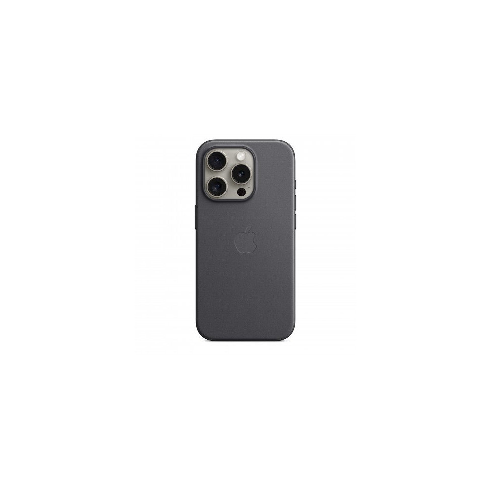 iPhone 15 Pro Custodia MagSafe in tessuto FineWoven - Nero