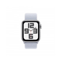 Apple Watch SE GPS 40mm Argento Cassa Alluminio con Cinturino Sport Loop Nuvola Blu
