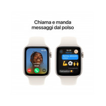 Apple Watch SE GPS 44mm Galassia Cassa Alluminio con Galassia Sport Band - S/M