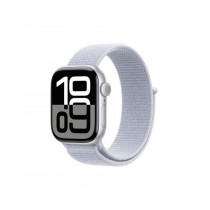 Apple Watch Series 10 GPS + Cellular 42mm Argento Cassa Alluminio con Cinturino Sport Loop Nuvola Blu