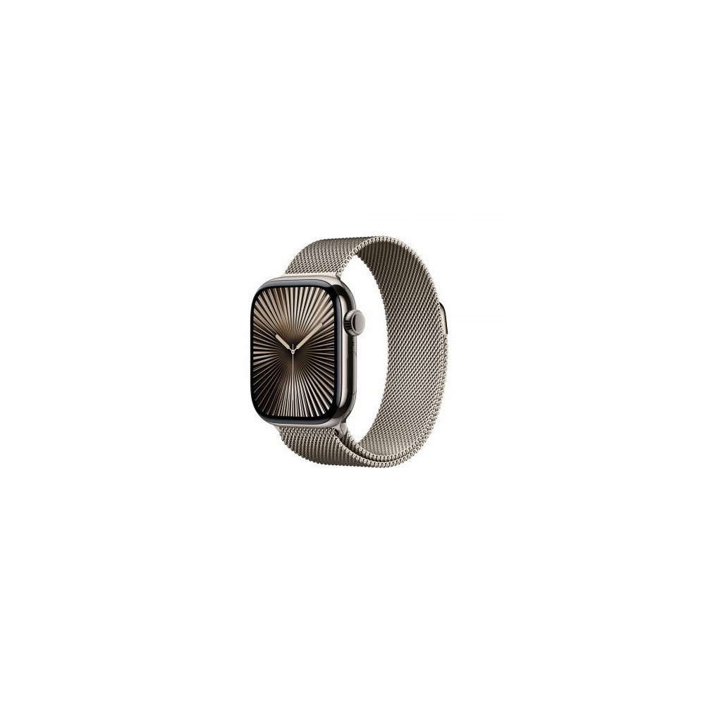 Apple Watch Series 10 GPS + Cellular 42mm Cassa Titanio Naturale con Natural Milanese Loop