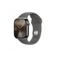 Apple Watch Series 10 GPS + Cellular 42mm Cassa Titanio Naturale con Stone Grey Sport Band - M/L