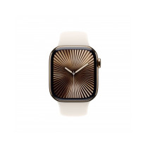 Apple Watch Series 10 GPS + Cellular 42mm Cassa Titanio Oro con Galassia Sport Band - M/L