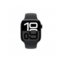 Apple Watch Series 10 GPS + Cellular 42mm Jet Nero Cassa Alluminio con Nero Sport Band - S/M
