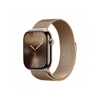 Apple Watch Series 10 GPS + Cellular 46mm Cassa Titanio Oro con Oro Milanese Loop - M/L