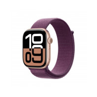 Apple Watch Series 10 GPS + Cellular 46mm Rose Oro Cassa Alluminio con Plum Sport Loop