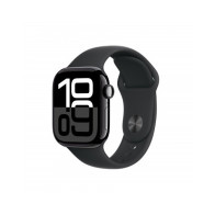Apple Watch Series 10 GPS 42mm Jet Nero Cassa Alluminio con Nero Sport Band - S/M