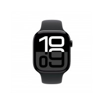 Apple Watch Series 10 GPS 46mm Jet Nero Cassa Alluminio con Nero Sport Band - S/M
