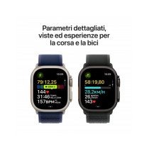 Apple Watch Ultra 2 GPS + Cellular 49mm Cassa Titanio Naturale con Blue Trail Loop - M/L